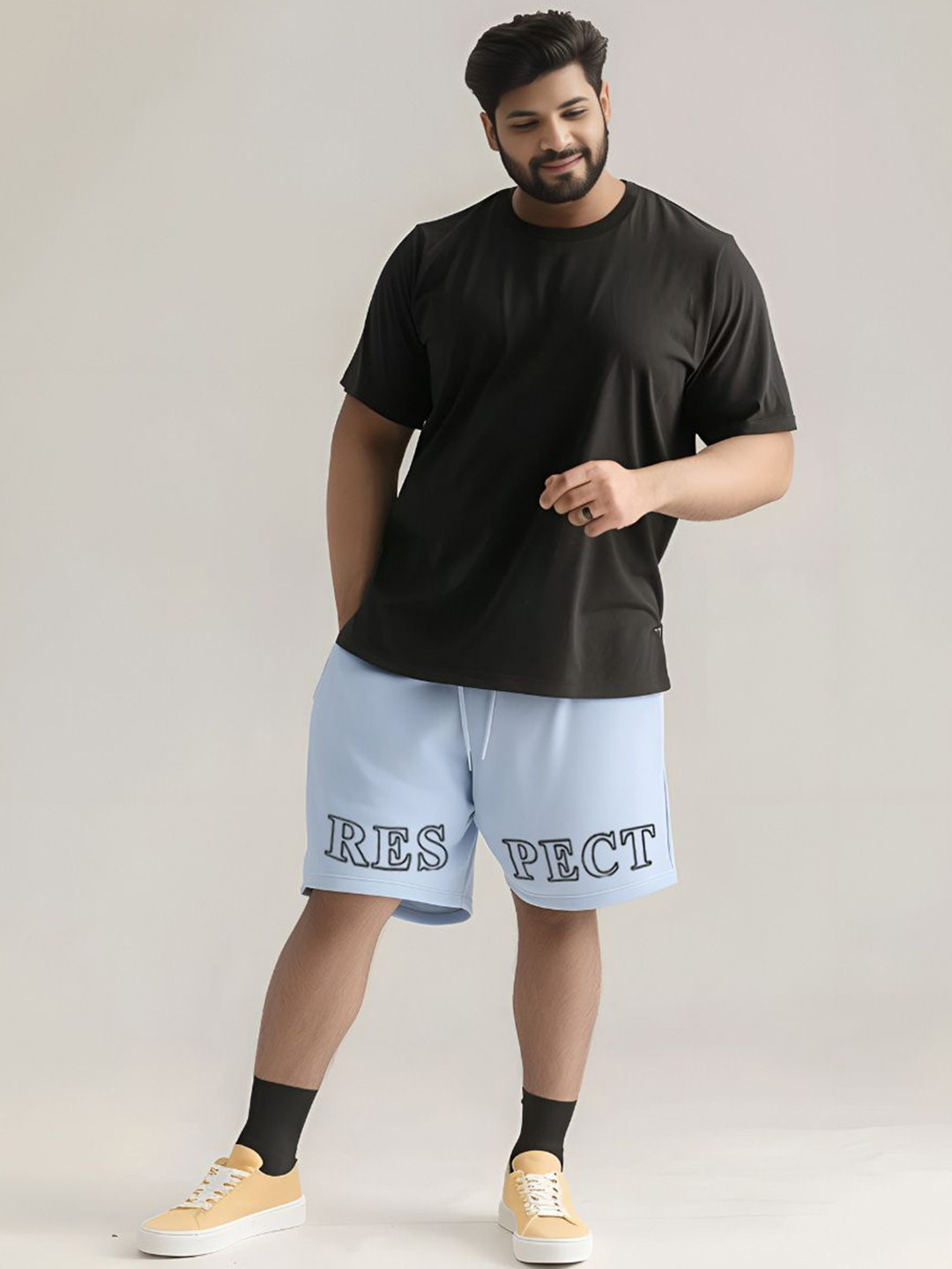 Toodle Plus Men Plus Size Cotton Shorts