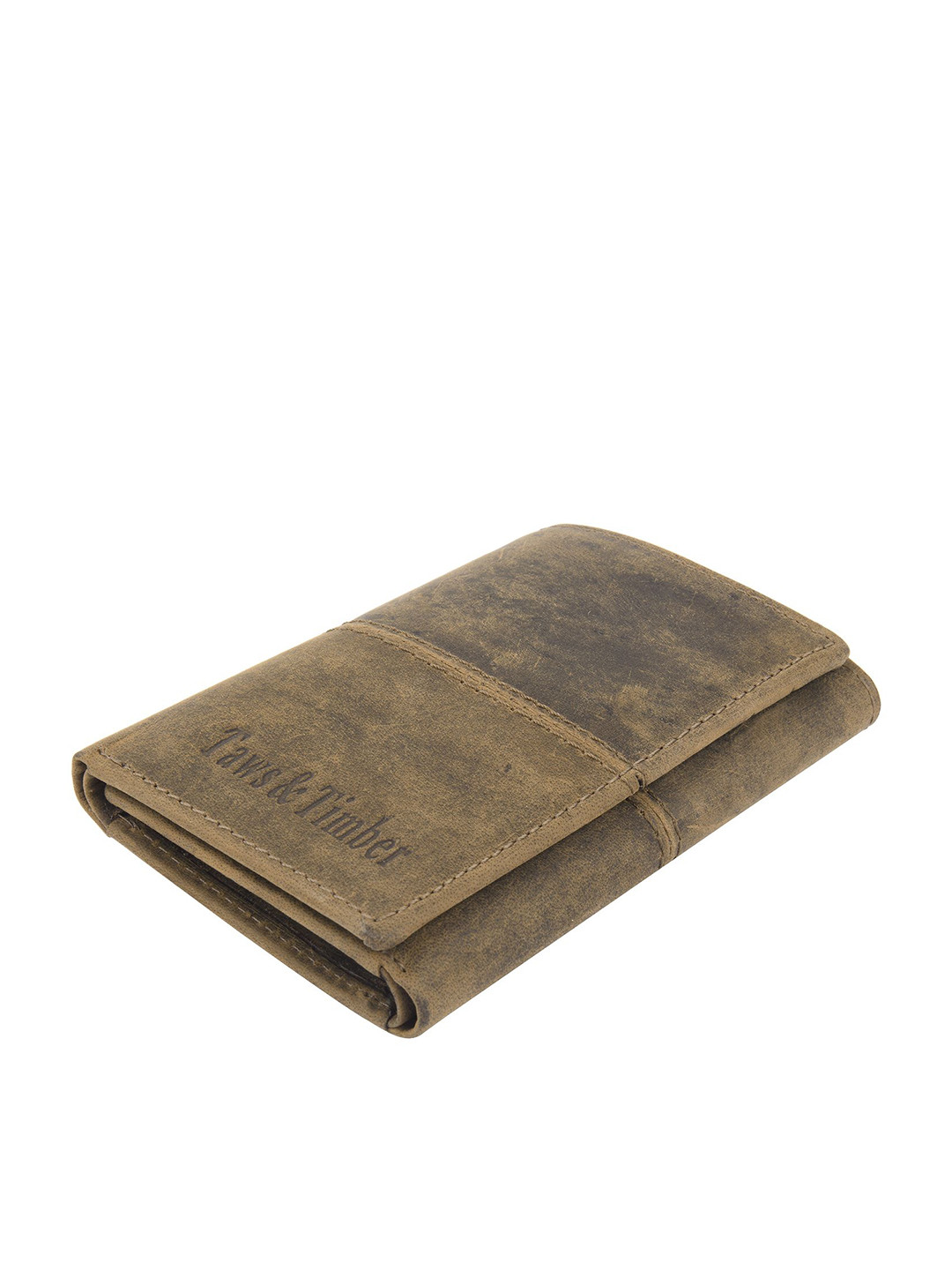TAWS&TIMBER Men Leather Three Fold Wallet