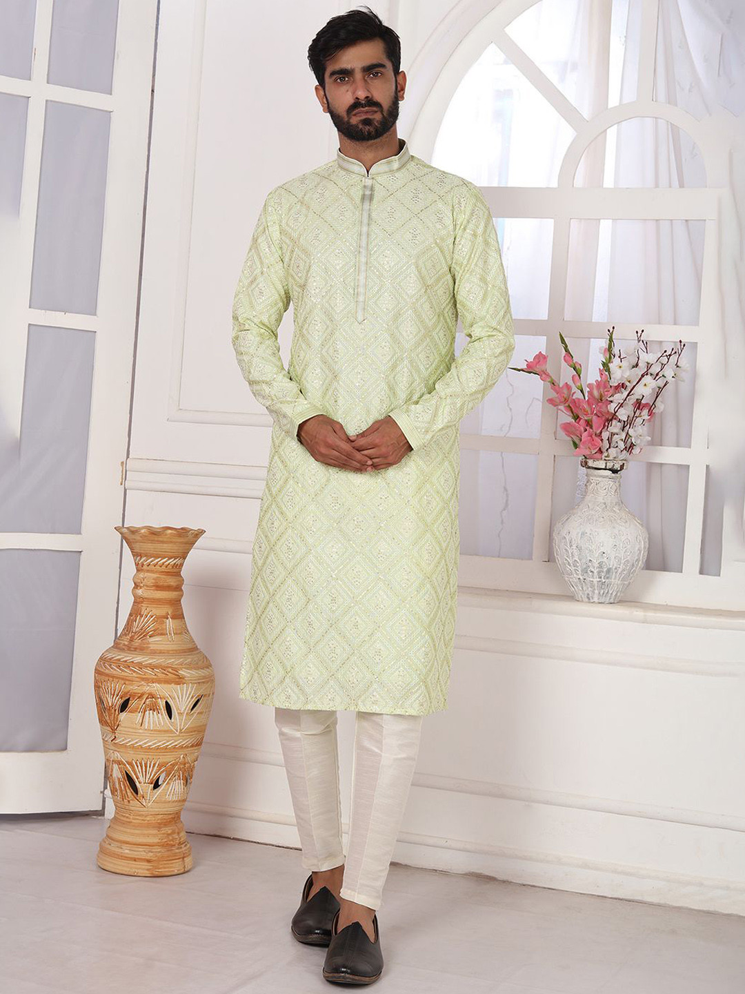 Arihant Rai Sinha Men Kurta Set Pure Silk