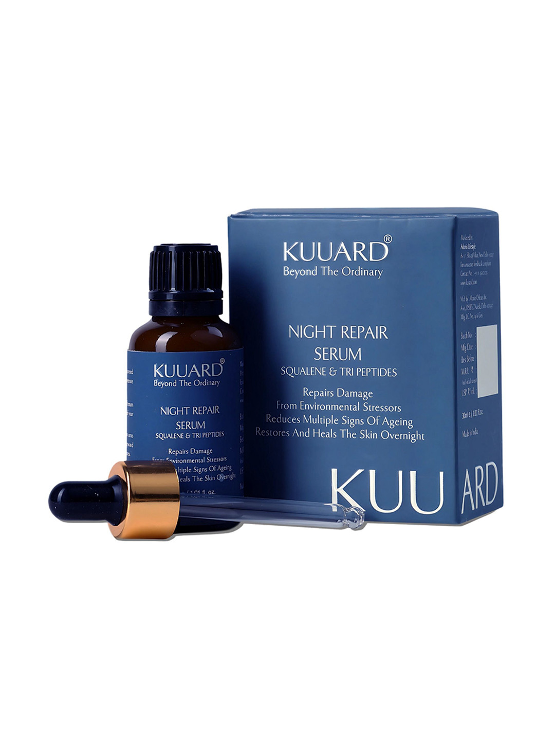 Kuuard - beyond the ordinary Night Repair Serum With Squalene & Tripeptides - 30 ml