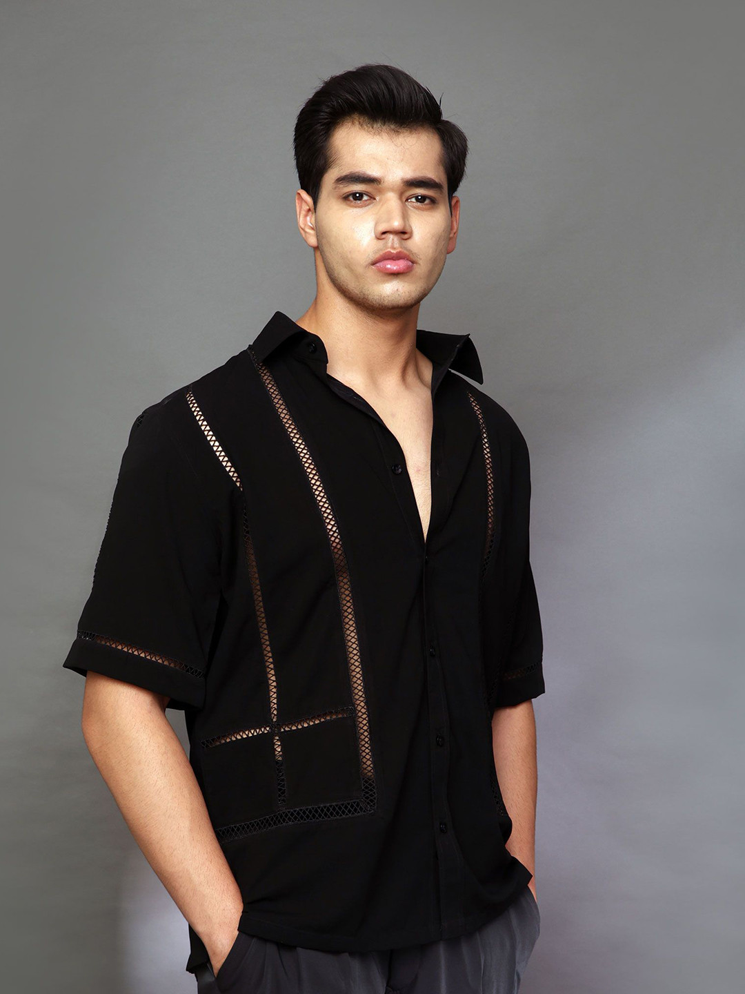 Eyolf Men Modern Opaque Casual Shirt