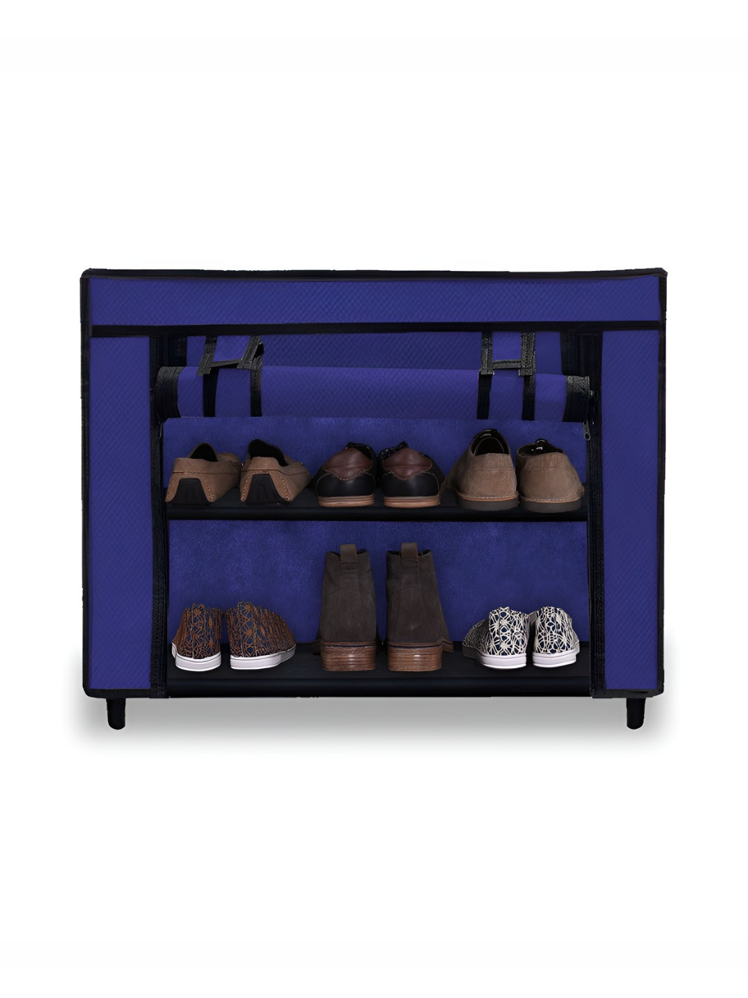 Urban Choice Stainless Steel 2 Layer Shoe Rack With Dust Cover