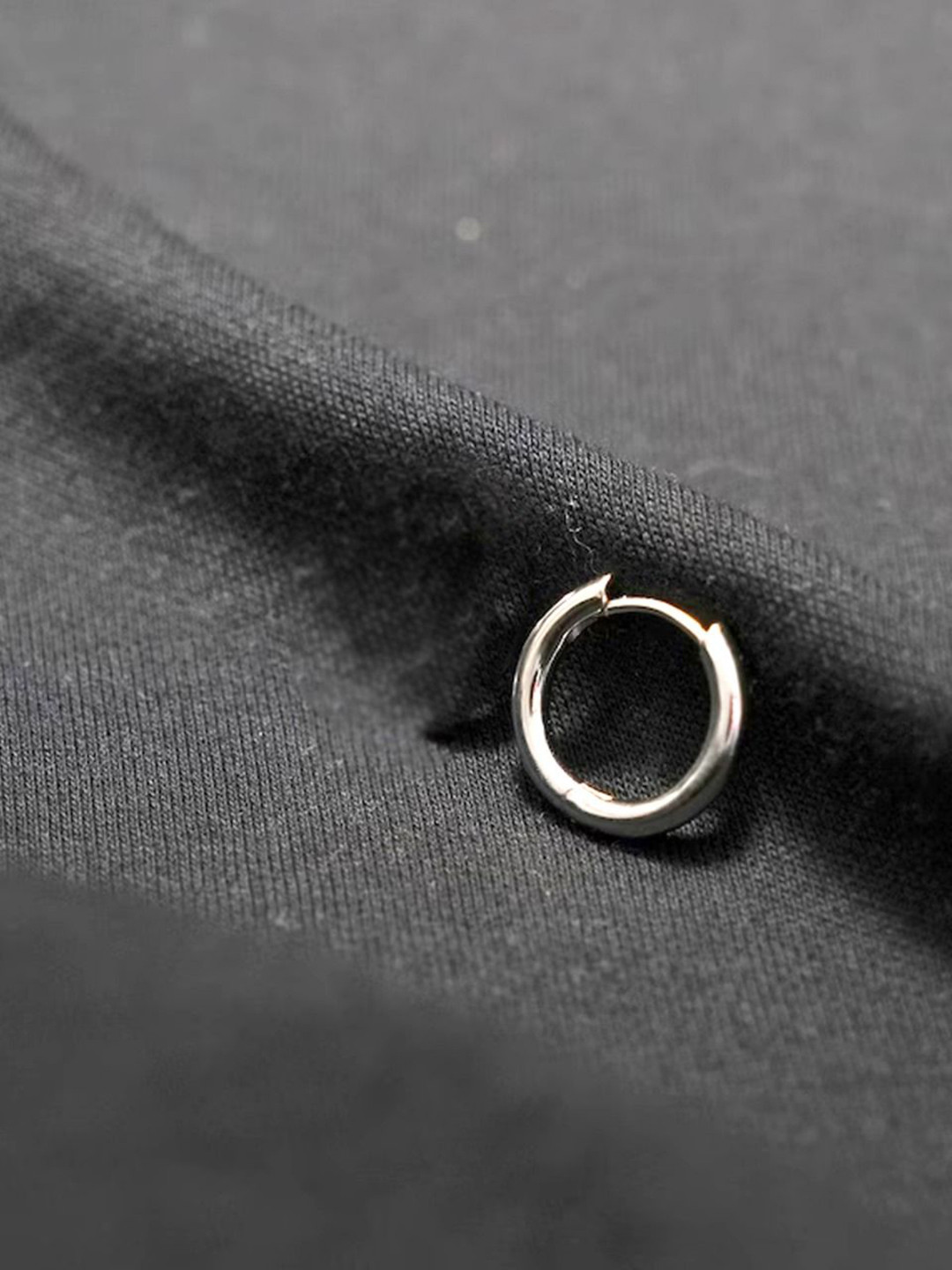 The Roadster Lifestyle Co Men Hoop Bali Earrings