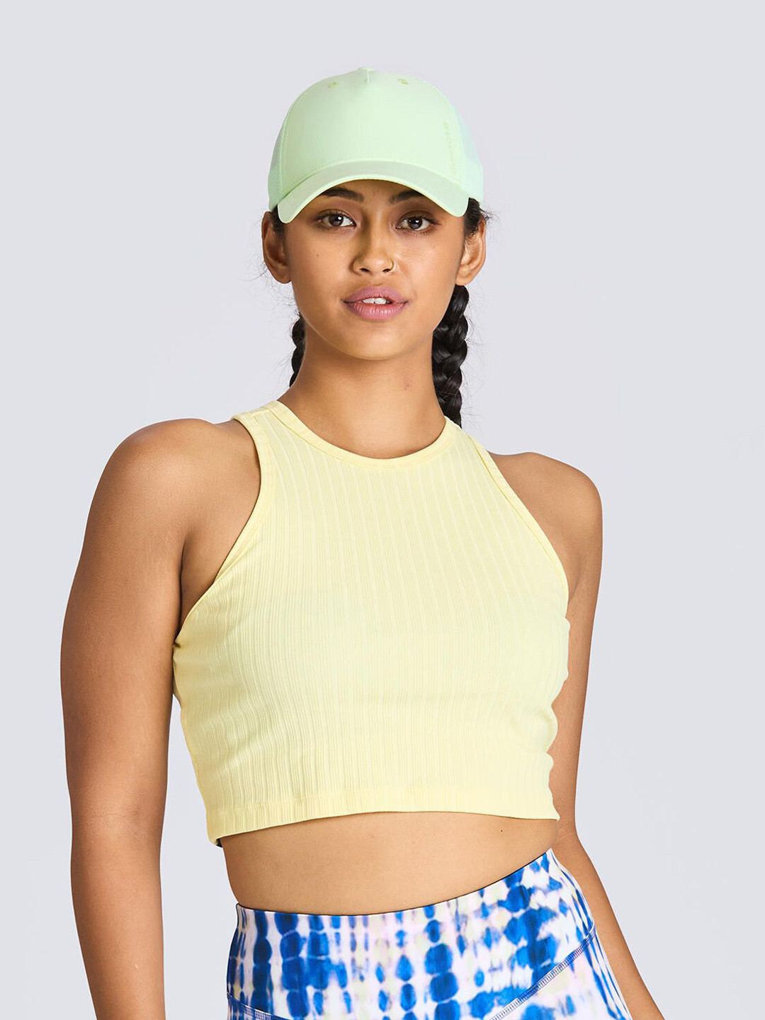 Decathlon DOMYOS Solid Cropped Fitness Tank Top 520