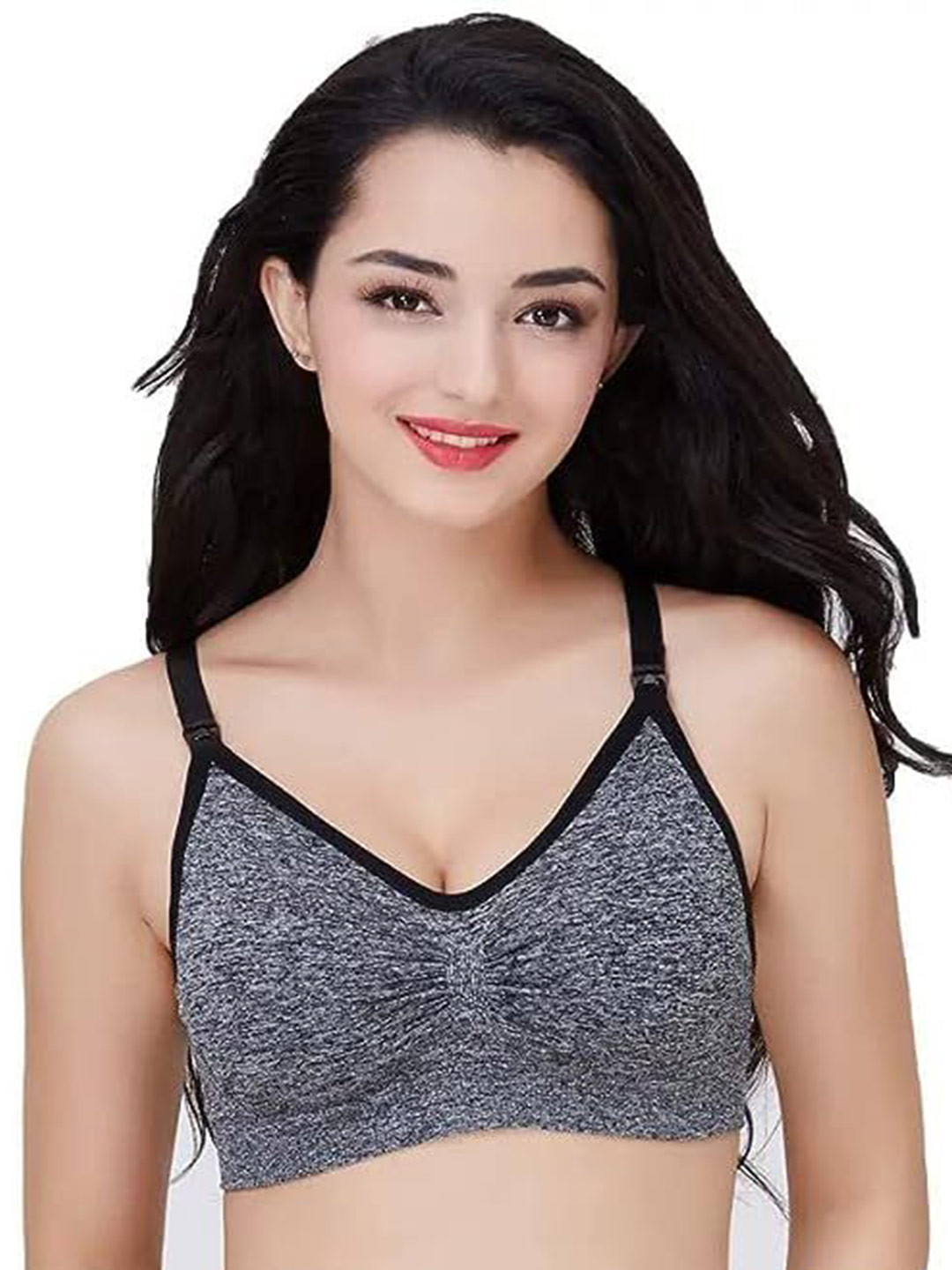 BRACHY Women Removable Padding Full Coverage Seamless Maternity Bra