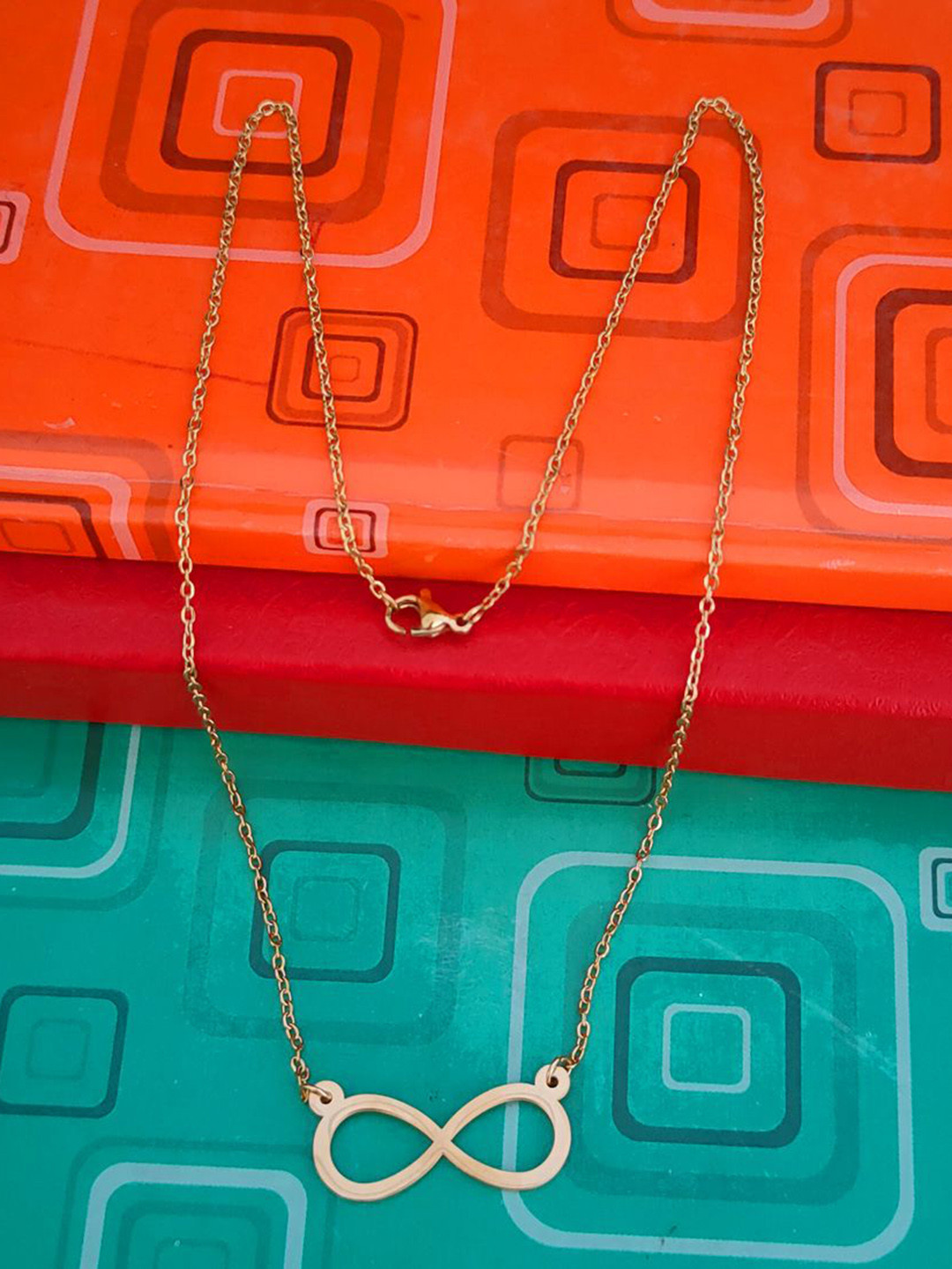 M Men Style Gold-Plated Necklace