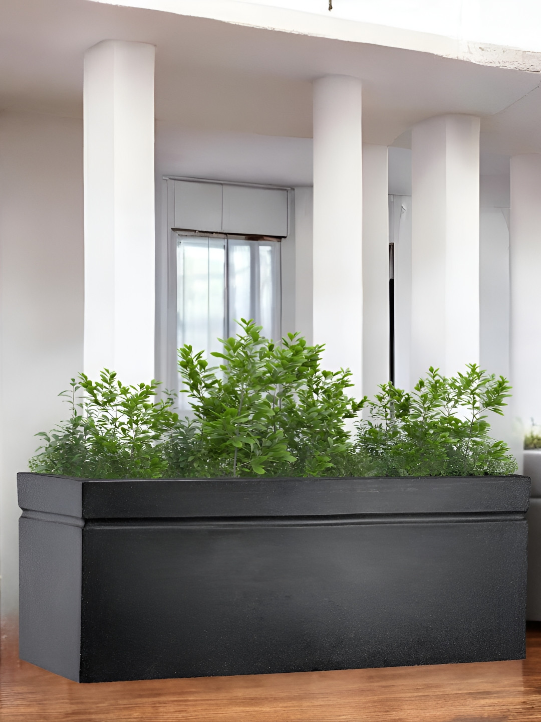 Go Hooked Decorative Planter & Indoor Outdoor  Flower Pot Recta (30X12)