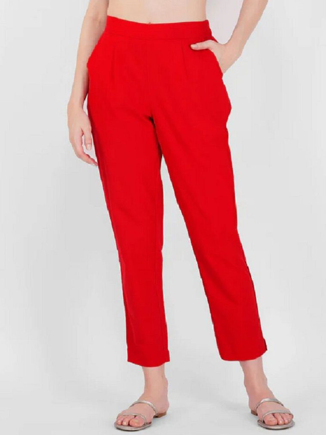 DIGITAL SHOPEE Women Cotton Regular Fit Casual Trouser