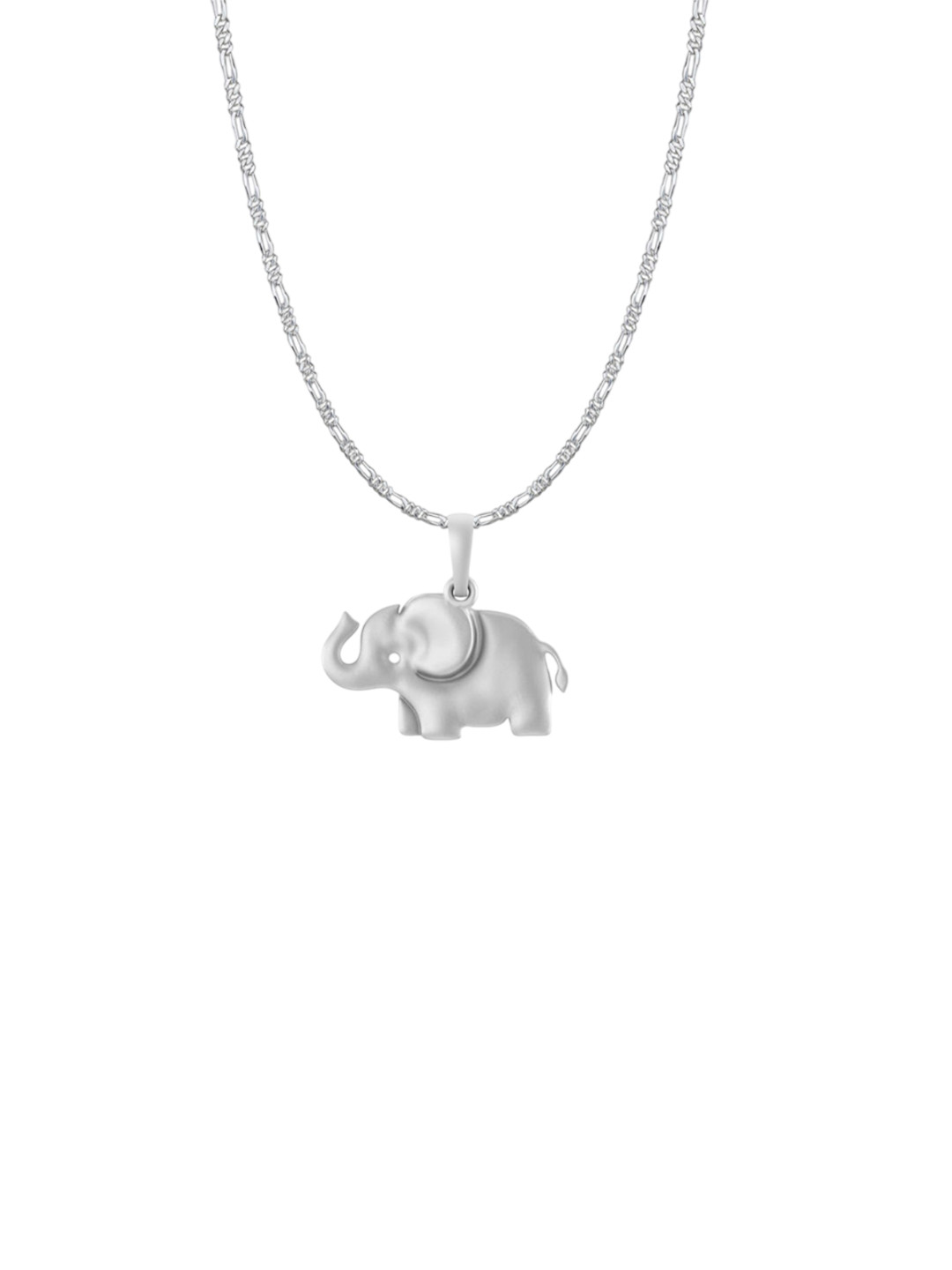 Metronaut 92.5 Sterling Silver Elephant Pendants With Chains