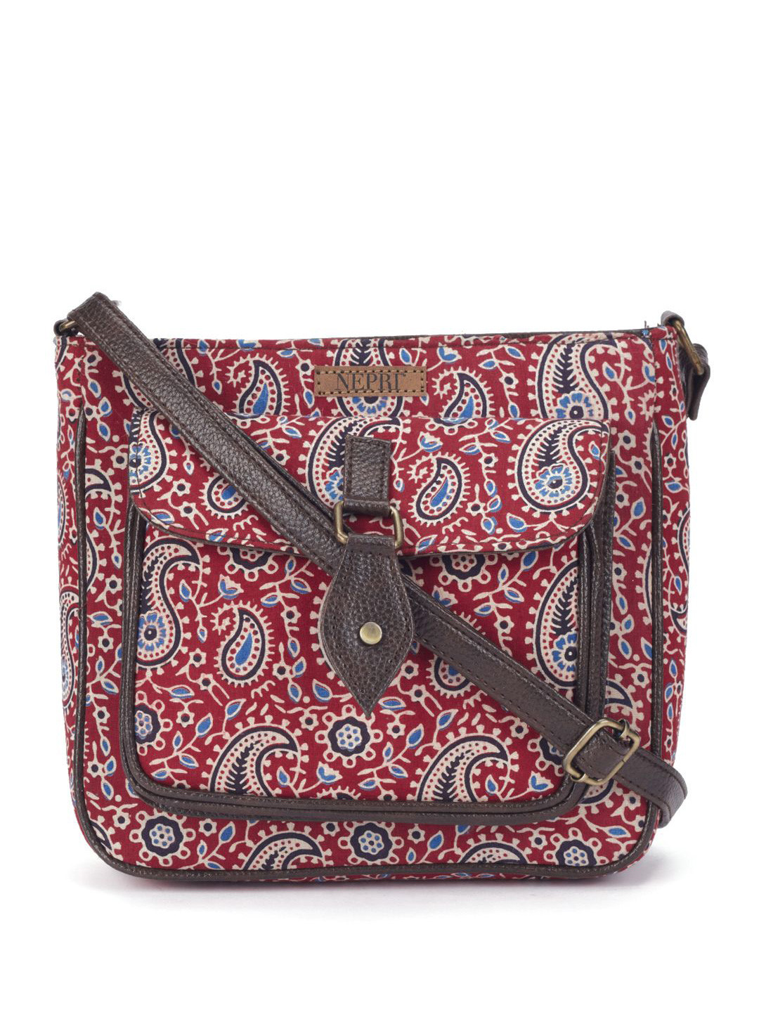 NEPRI Women Floral Printed Sling Bag