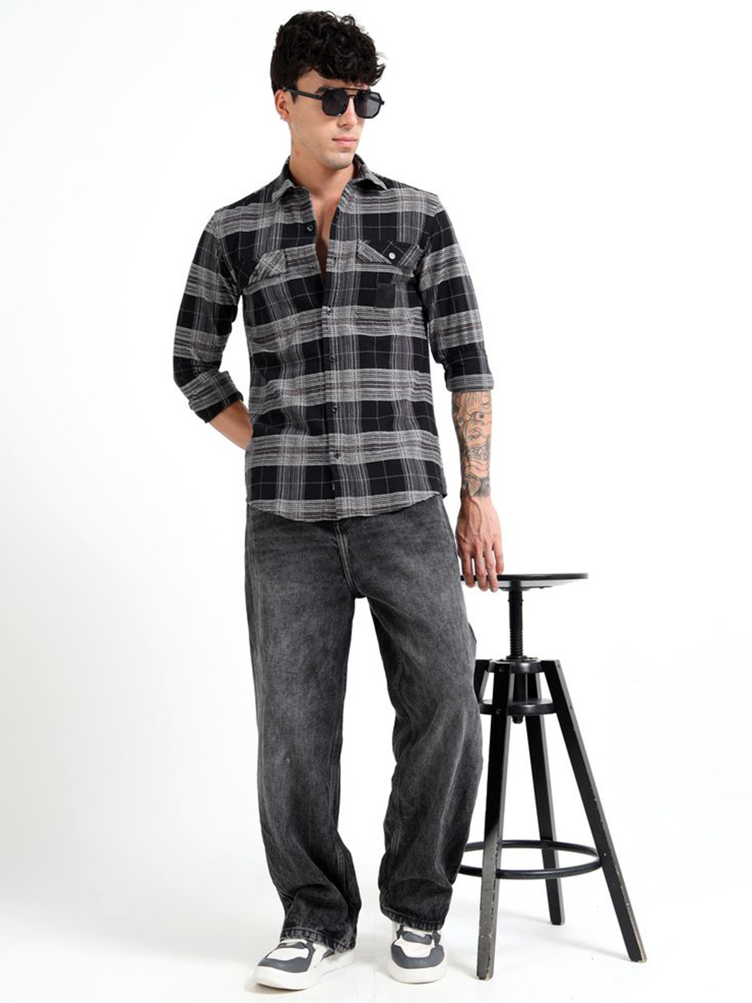 Mystery Of Fashion Men Straight Regular Fit Shirt