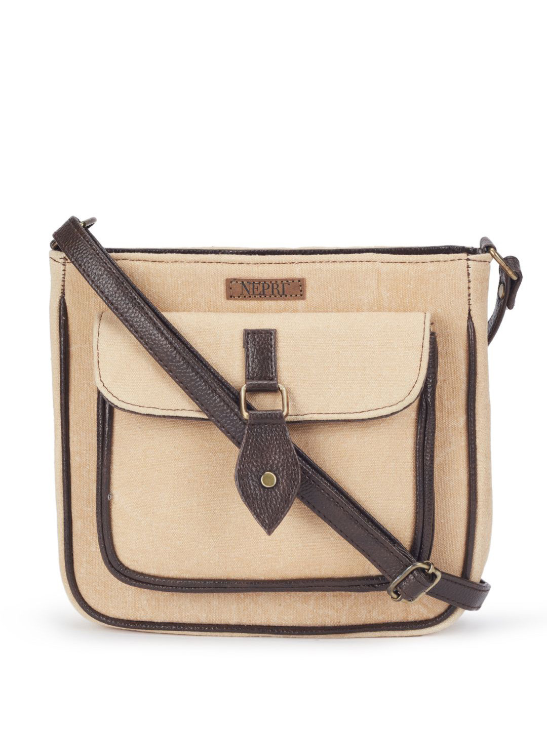 NEPRI Women Cotton Crossbody Sling Bag with Tassel