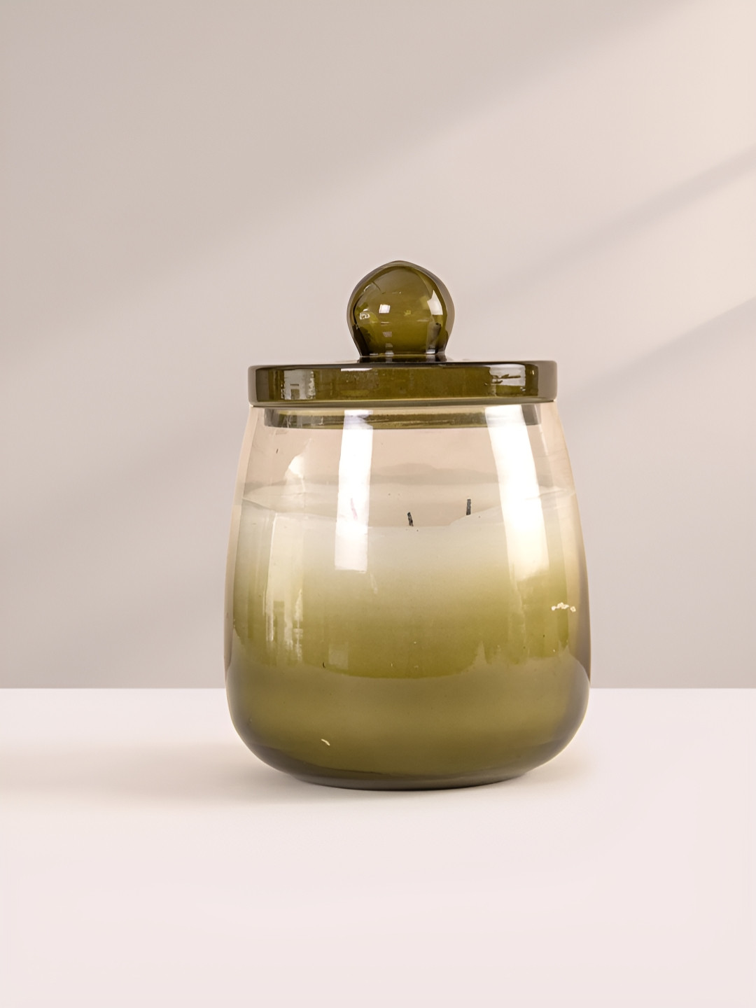 DOFT CANDLES Olive Sage Cleanse Cosmic Hues 1 Wick Solid Geometric Regular Jar Candles