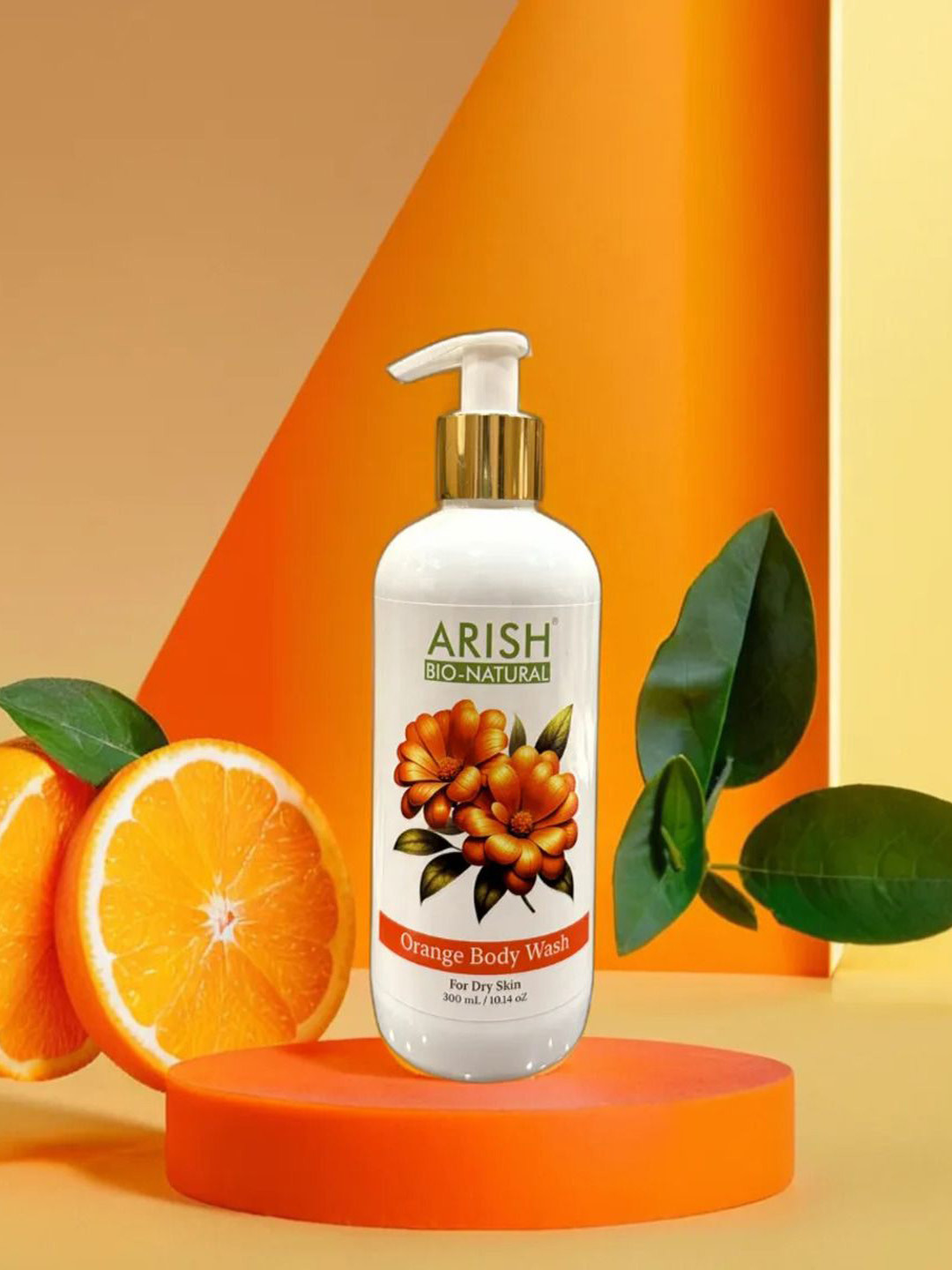 ARISH BIO-NATURAL Orange Body Wash - 300 ml