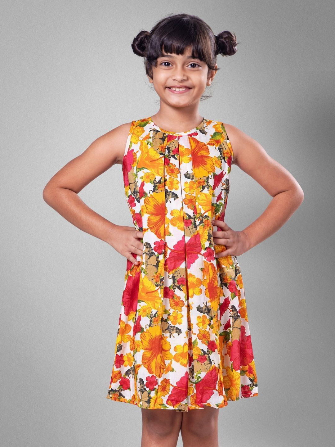 Tura Turi Women Floral Print A-Line Dress