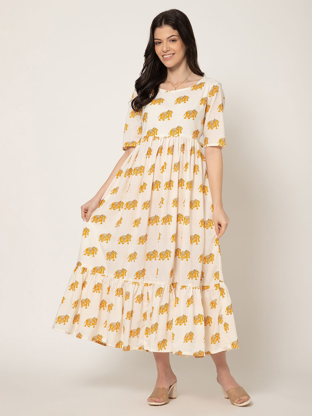 Bhavika Women Animal Printed Dress