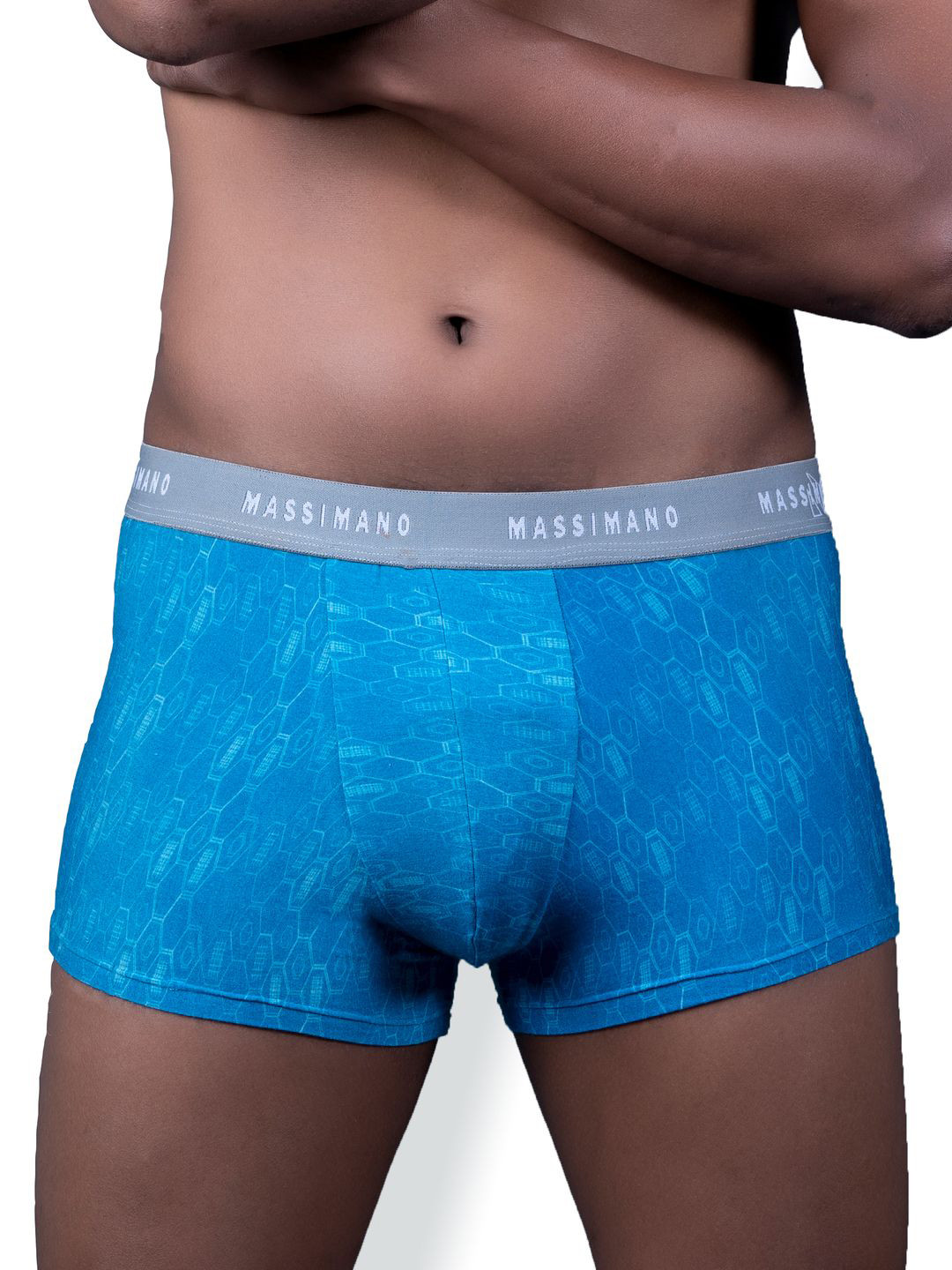 MASSIMANO Men Printed Antimicrobial Trunk AW21_PT_TS#01