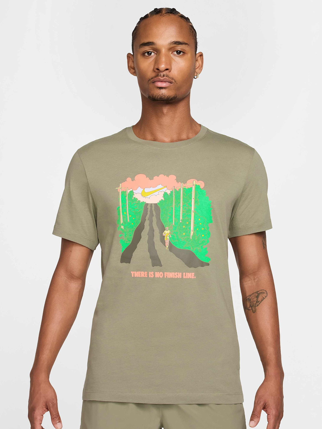 Nike Men Running Cotton T-Shirt