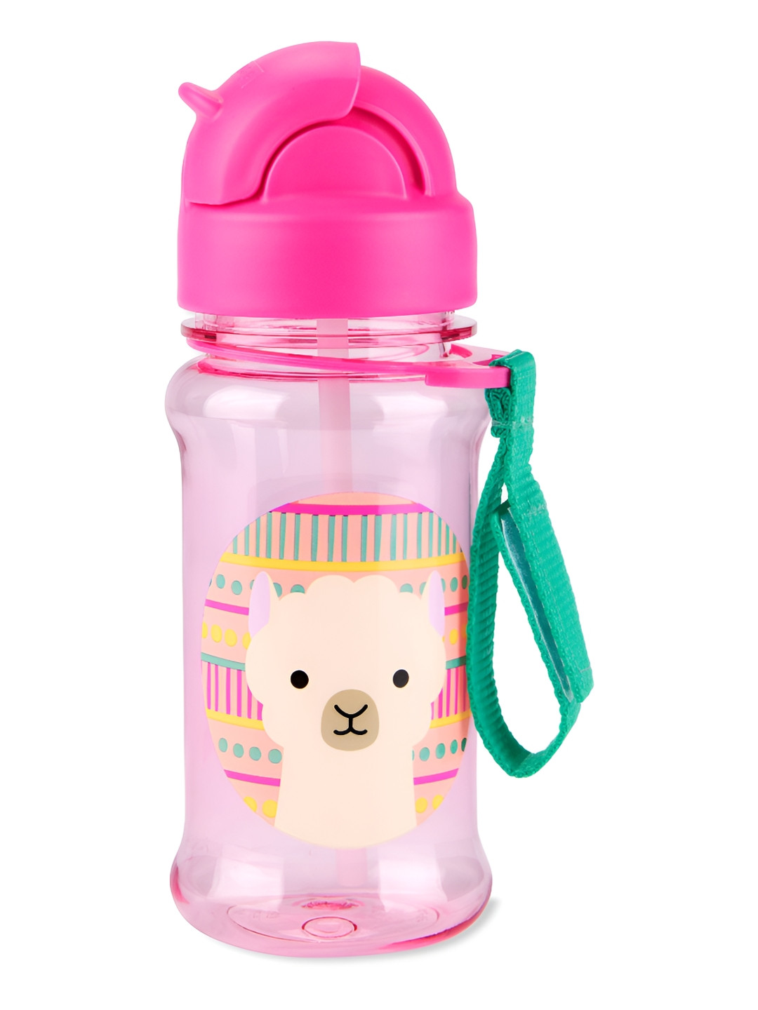SKIP HOP Pink Conversational Plastic Carrying Loop Sipper - 350ml