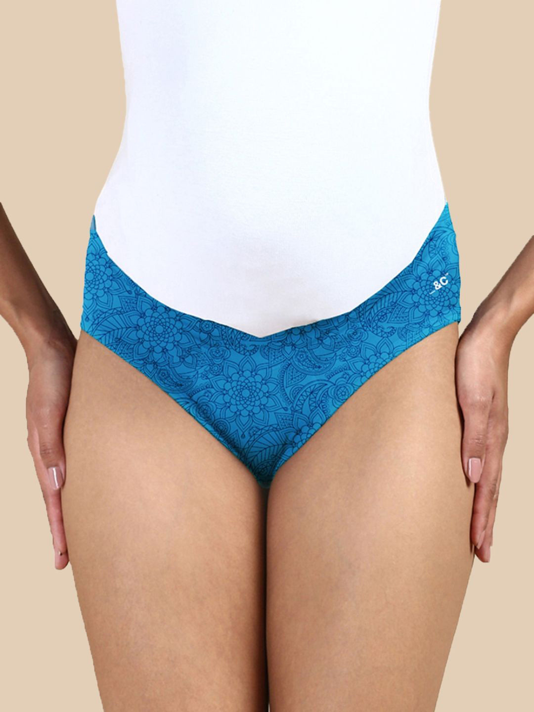 &CIRCUS Printed Maternity & Delivery Panty Free Full Coverage Micro Modal