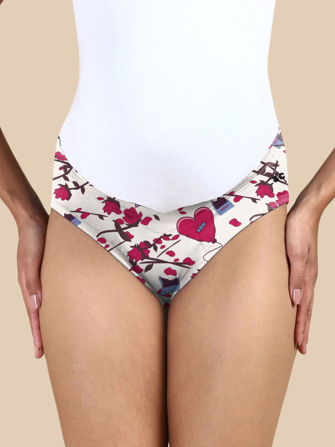 &CIRCUS Printed Maternity & Delivery Panty Full Coverage Micro Modal