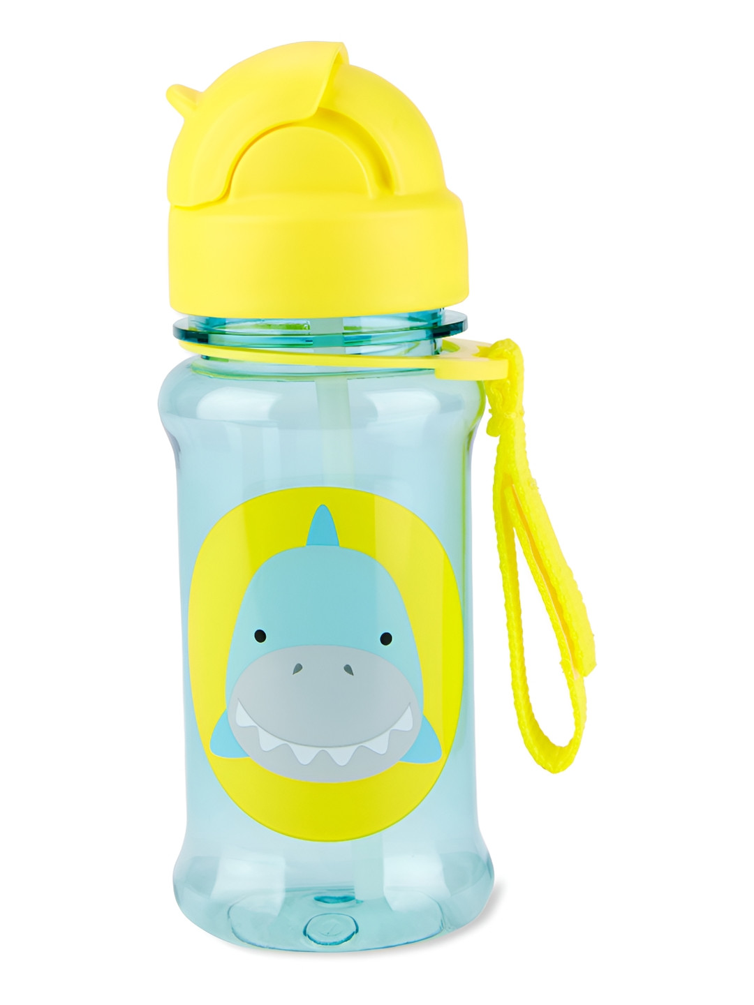 SKIP HOP Green Conversational Plastic Flip Top Sipper - 350ml