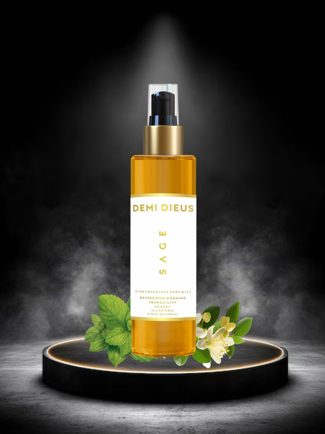 DEMI DIEUS Men Long Lasting Sage Body Mist - 100 ml