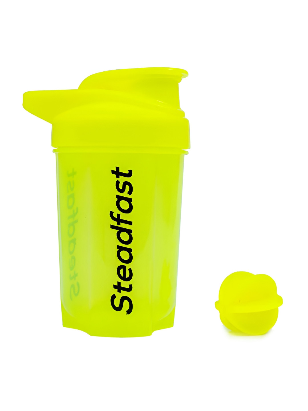 Steadfast Nutrition Green Solid Plastic Flip Top Shaker - 400ml
