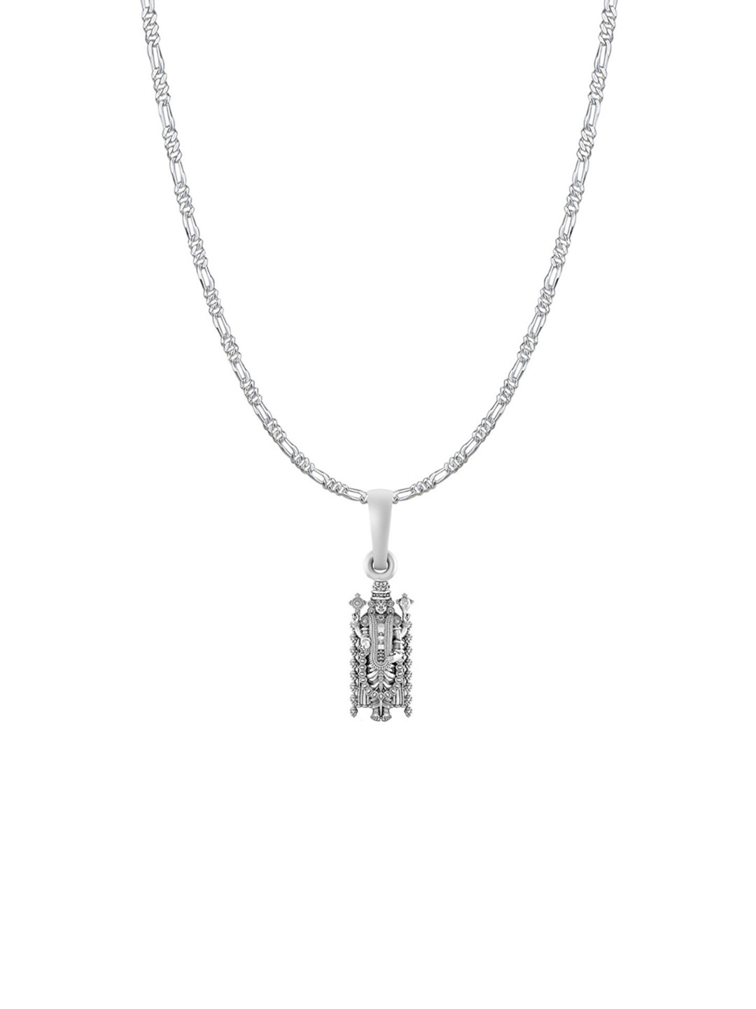 Metronaut Men 925 Sterling Silver Balaji Pendant With Chain