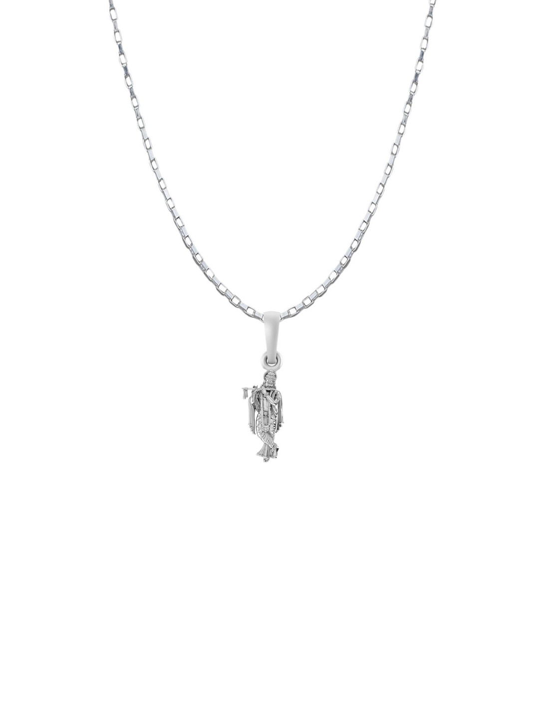 Metronaut 925 Sterling Silver Krishna Pendants With Chains