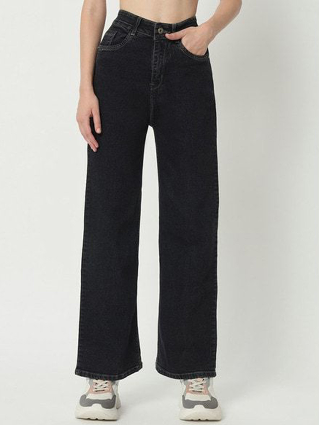 VBEAUTI Women Boyfriend Fit High-Rise Stretchable Jeans