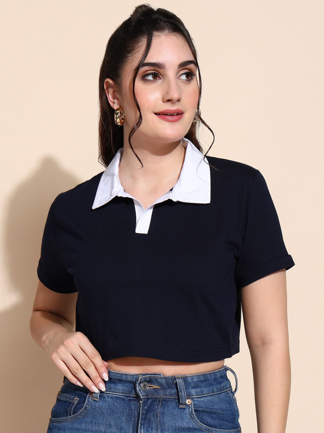 Adyavastram Women Boxy T-shirt