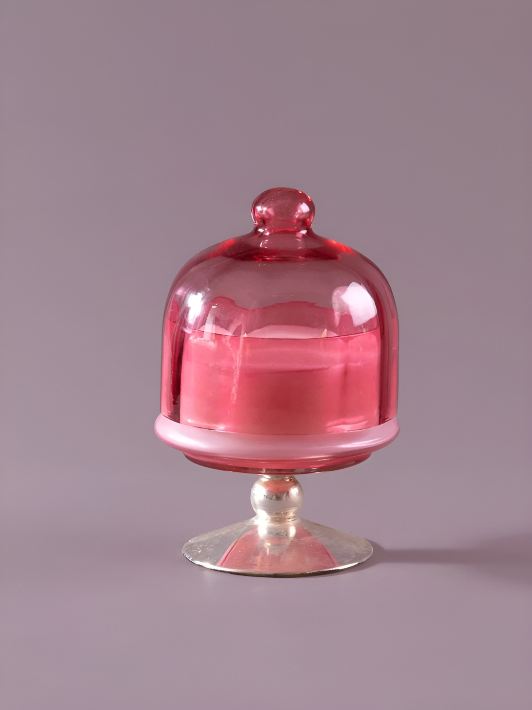 DOFT CANDLES Pink Scented Lid Jar Candle