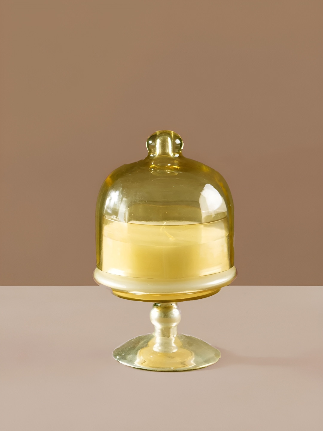 DOFT CANDLES Yello Balmy Bergamot Sundance Aura 2 Wick Solid Round Regular Jar Candles