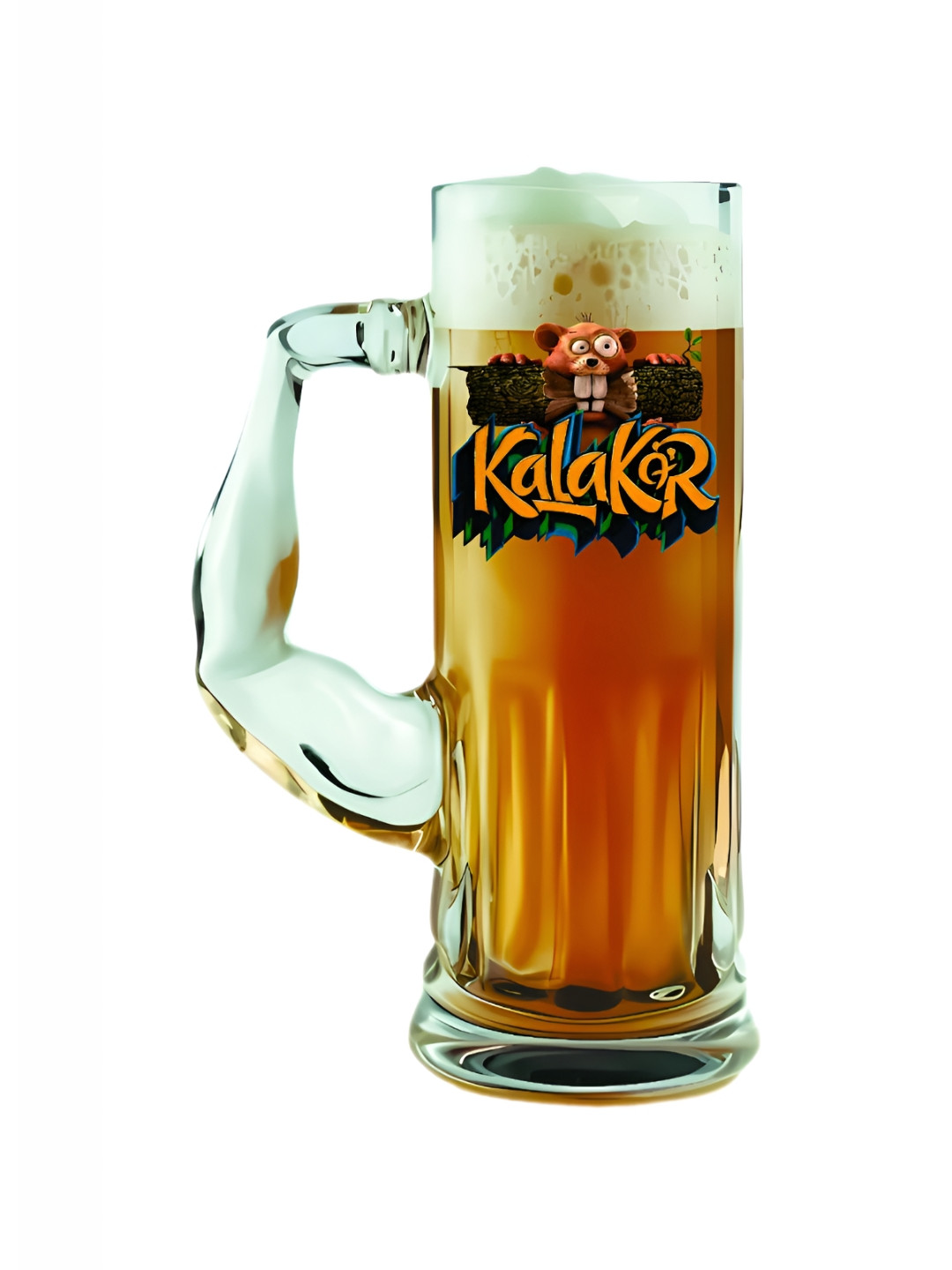 PRINTING DADDY Brew-Tiful Transparent Typography Glass Microwave Safe Mug-650ml