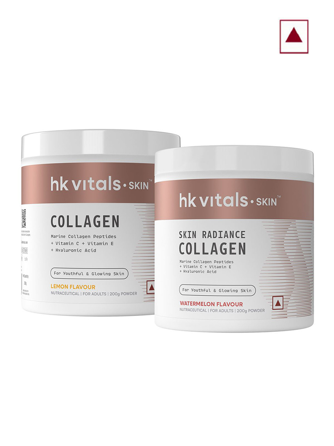 HK VITALS Set Of 2 Marine Collagen Supplement 200g Each - Lemon + Watermelon