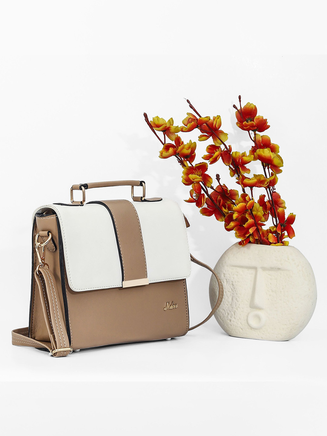 MABEE PU Mid Belt Handbag