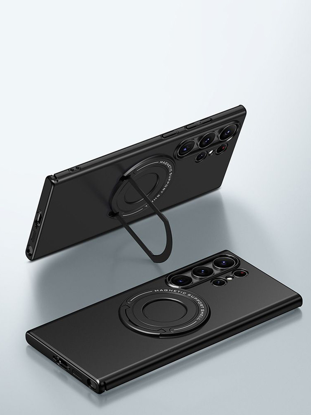 Luxury Kase Premium Magnetic Support Shell Samsung Galaxy S23 Ultra 5G Back Case