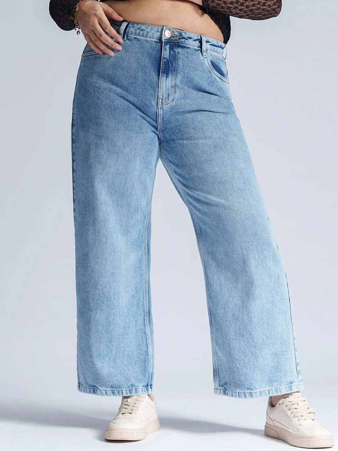 Aadvi Fashion Women Loose High-Rise Stretchable Jeans