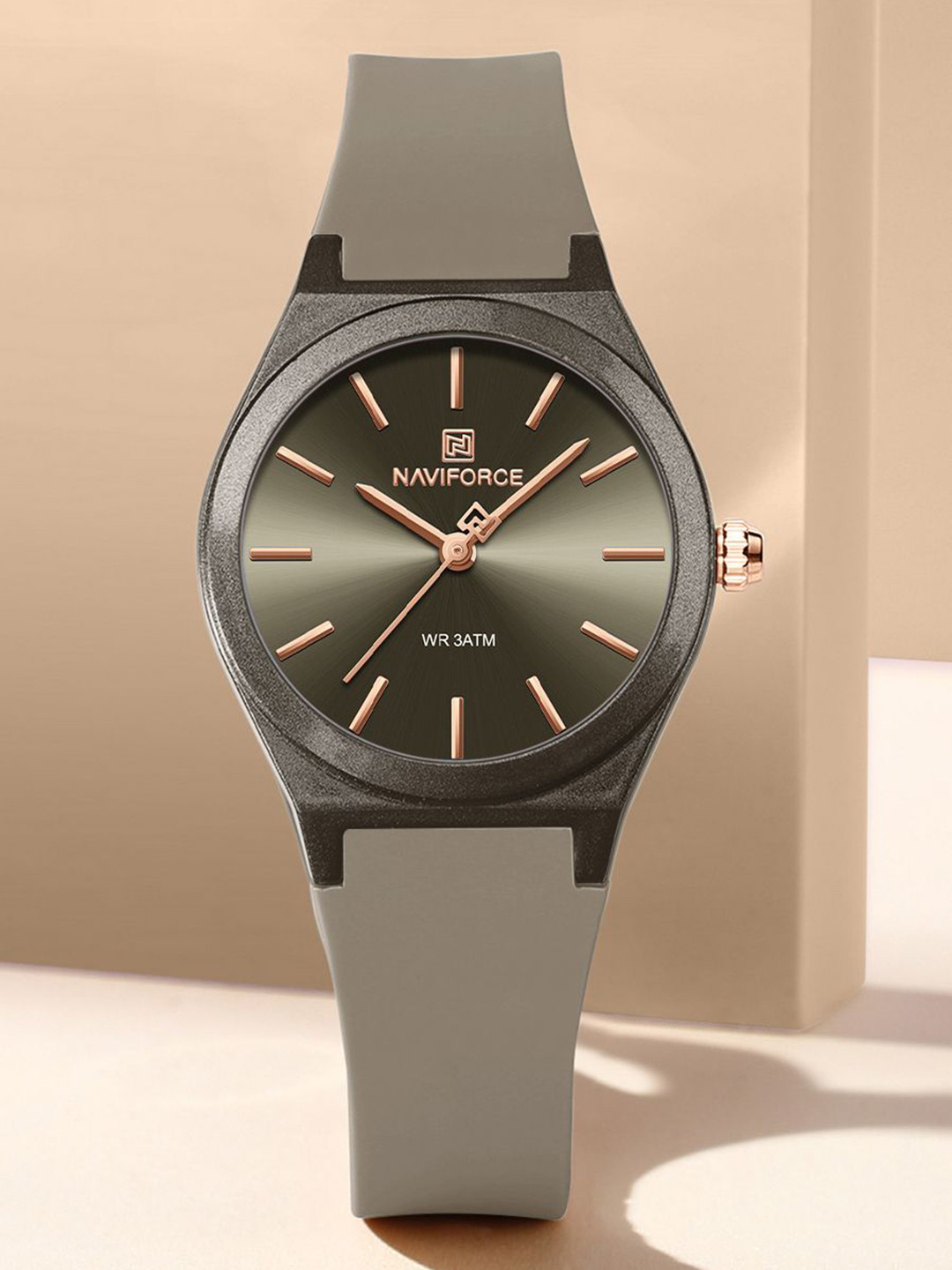 Naviforce Women Dial & Straps Analogue Watch NF5056 GY GY