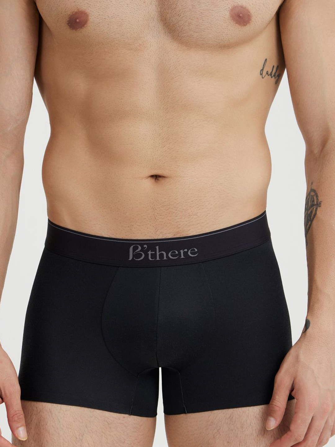 B'there Seamless Modal Microfiber Trunk U003_JET_BLACK