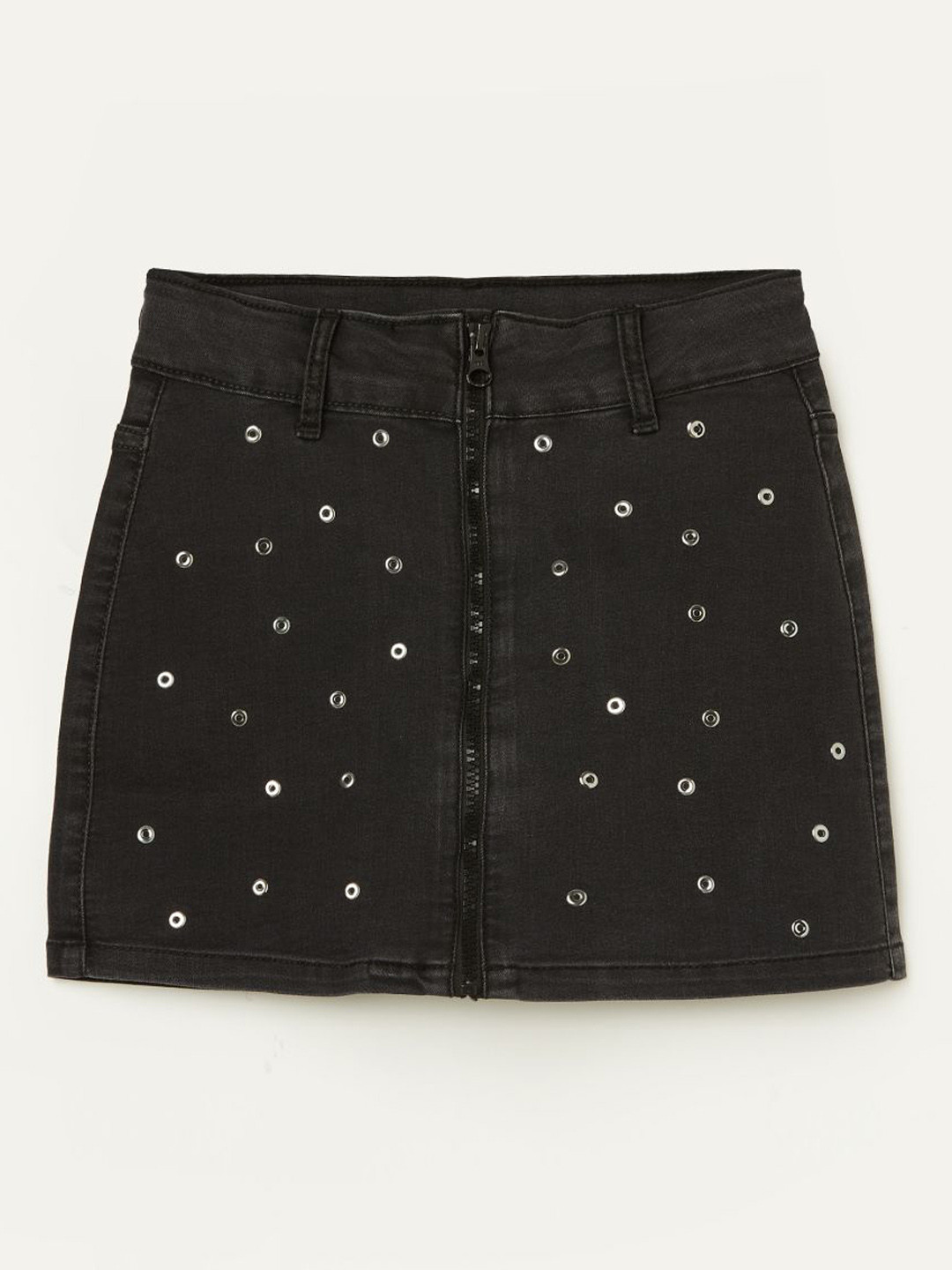 Fame Forever by Lifestyle Girls A-Line Straight Mini Skirt