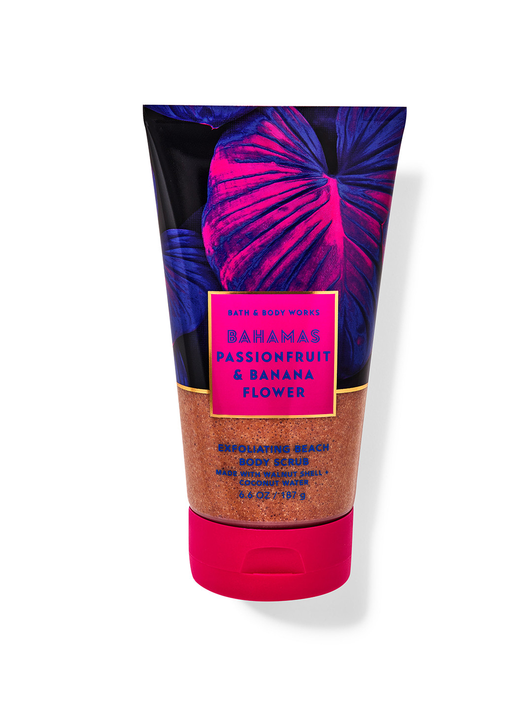 Bath & Body Works Bahamas Passionfruit & Banana Flower Exfoliating Glow Body Scrub 187g