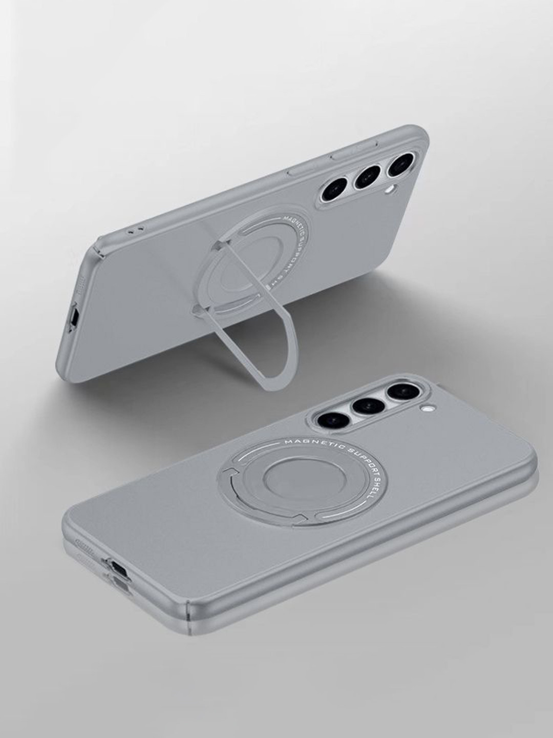 Luxury Kase Premium Magnetic Support Shell Samsung Galaxy S23 Plus 5G Back Case