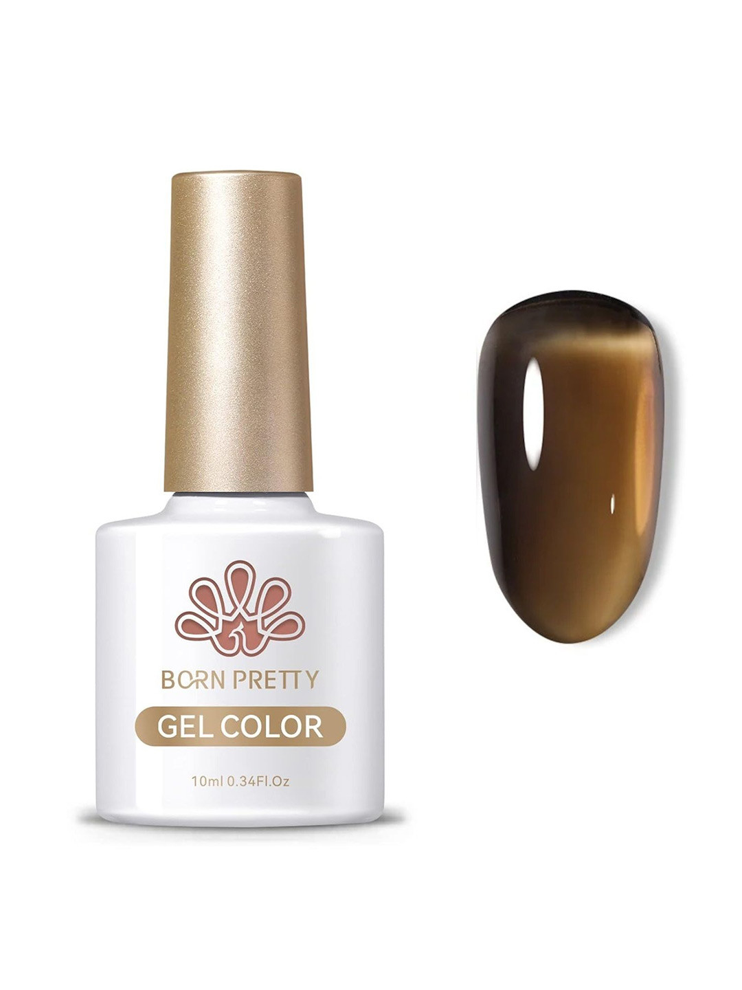 BORN PRETTY Crystal Amber Translucent Jelly Gel Nail Polish - 10 ml - CA06