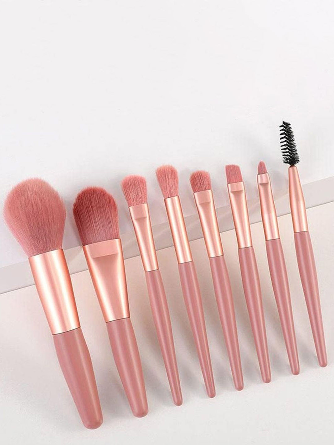 PURRPALAX Set Of 8 Makeup Brush - Pink