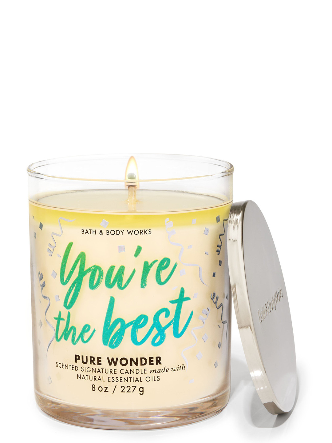 Bath & Body Works Youre The Best Pure Wonder Signature Single Wick Candle - 227 g
