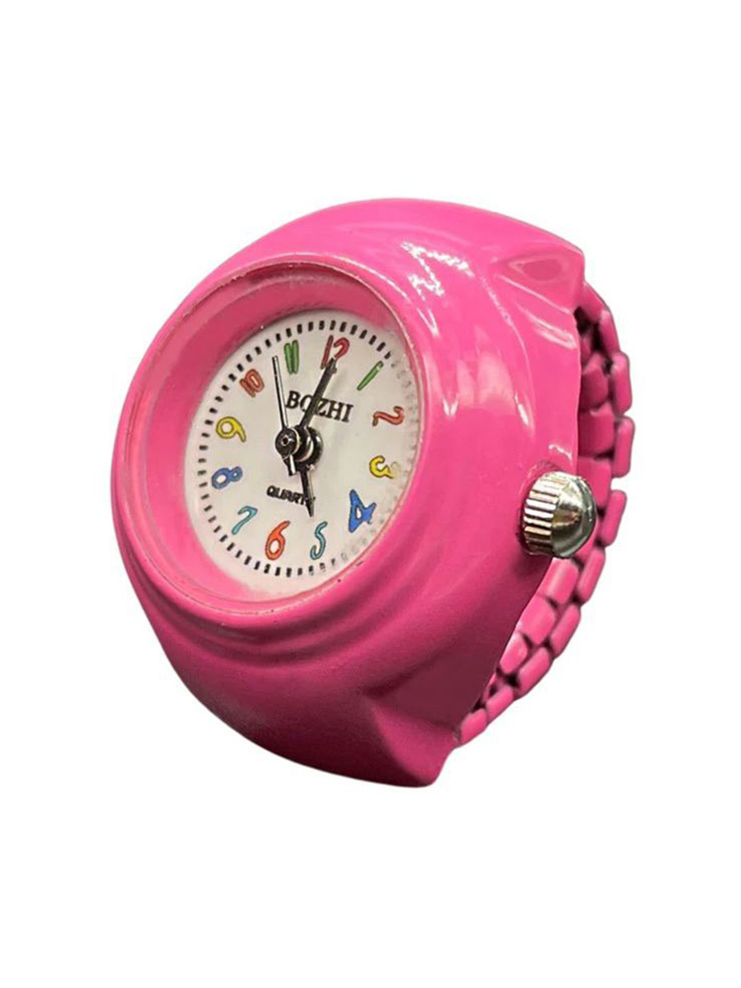 BOZHI Women Dial & Stainless Steel Straps Analogue Ring Watch GGIFAAGHAJFG