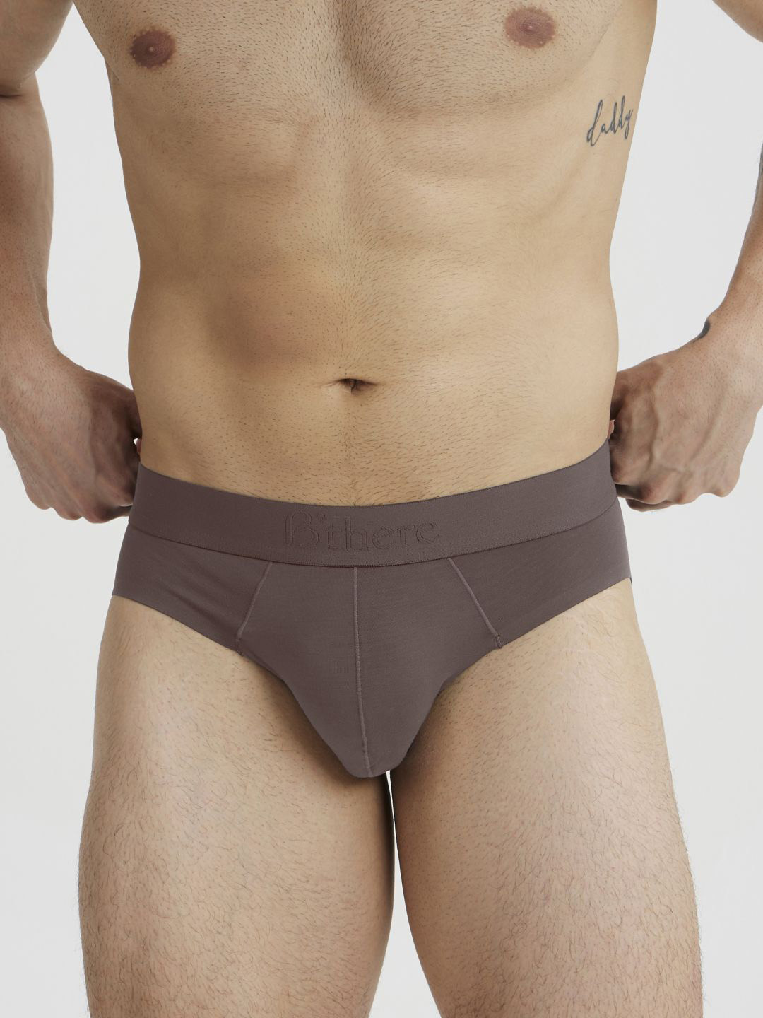 B'there Seamless Modal Brief U002_SPARROW_GREY