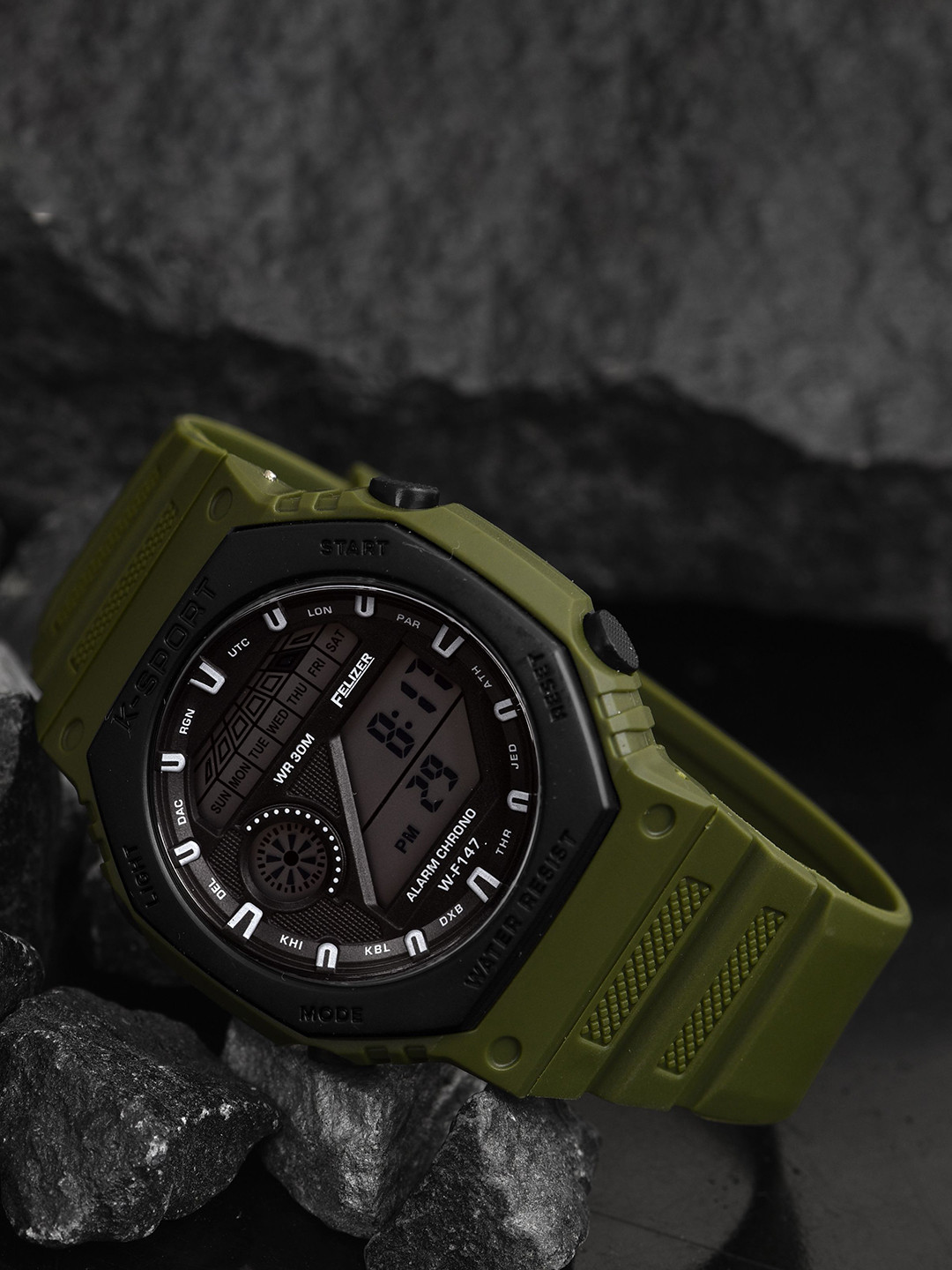 FELIZER Men Digital Multi Function Watch LSKA-147-Green